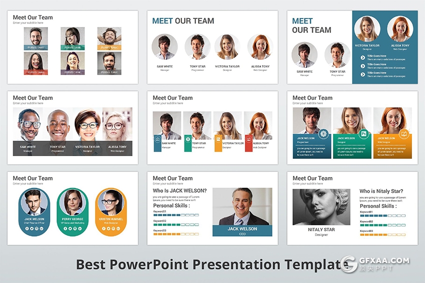 300页国外高端商务风格ppt神作 11种主题配色3种尺寸比例 - 顶尖PPT