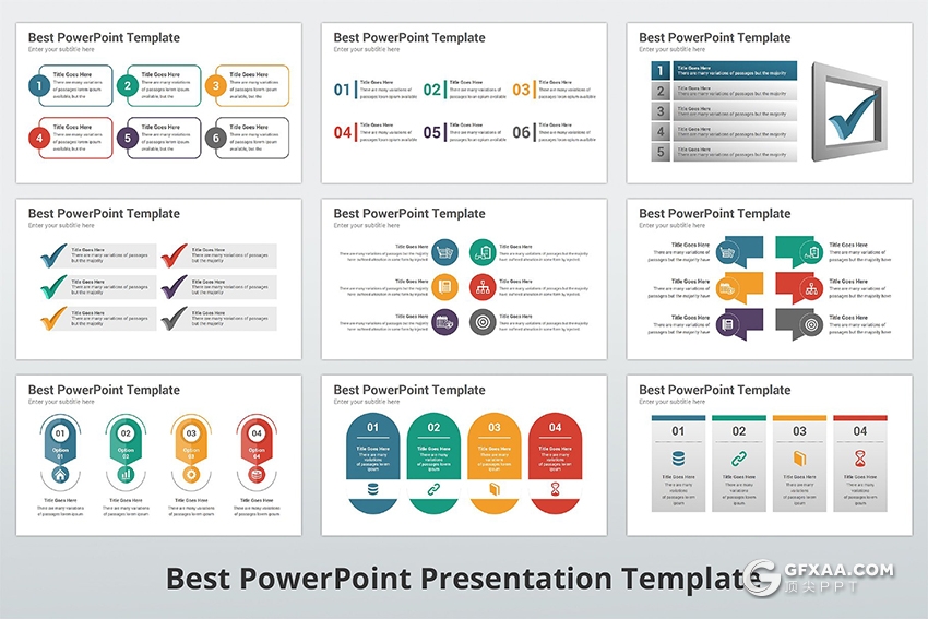 300页国外高端商务风格ppt神作 11种主题配色3种尺寸比例 - 顶尖PPT