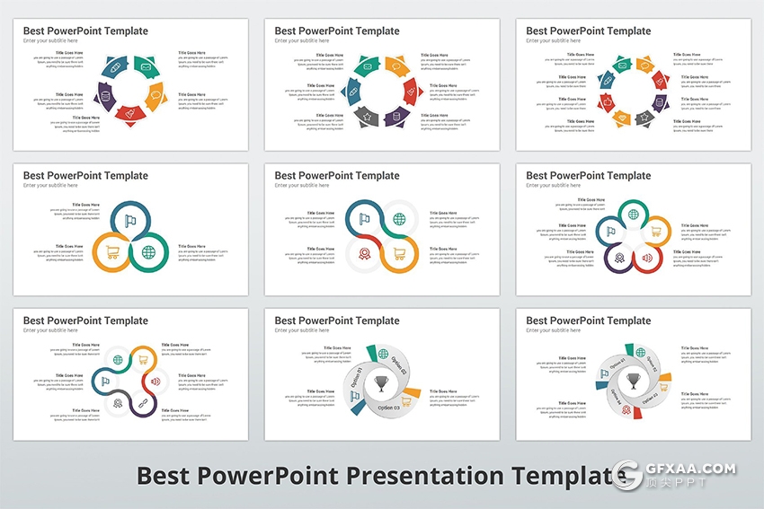 300页国外高端商务风格ppt神作 11种主题配色3种尺寸比例 - 顶尖PPT