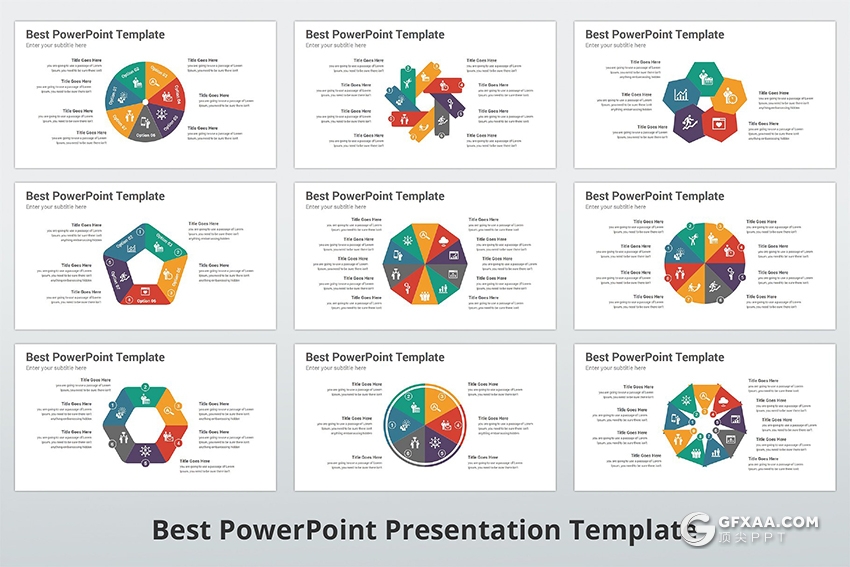 300页国外高端商务风格ppt神作 11种主题配色3种尺寸比例 - 顶尖PPT