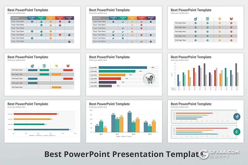 300页国外高端商务风格ppt神作 11种主题配色3种尺寸比例 - 顶尖PPT