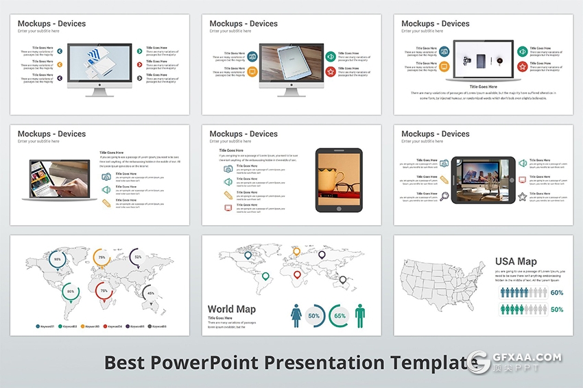 300页国外高端商务风格ppt神作 11种主题配色3种尺寸比例 - 顶尖PPT