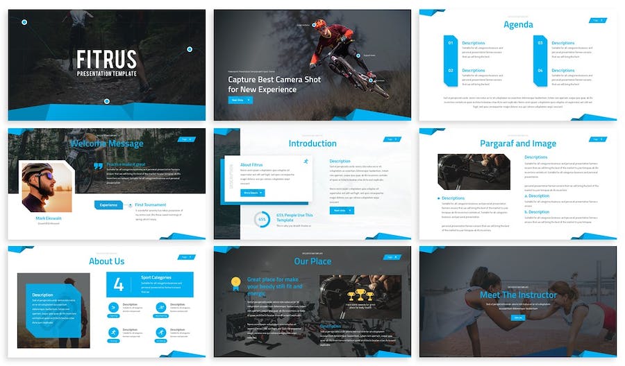 运动型号产品推介讲述Keynote模板 - 顶尖PPT