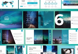 65页极简文艺唯美风格ppt模板 - 顶尖PPT