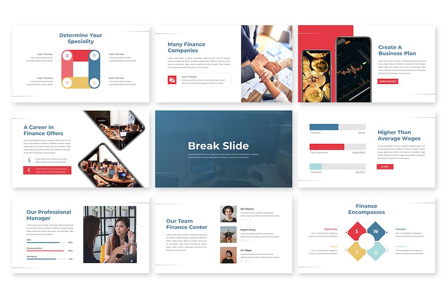 高级感精美风格设计PPT模板 - 顶尖PPT