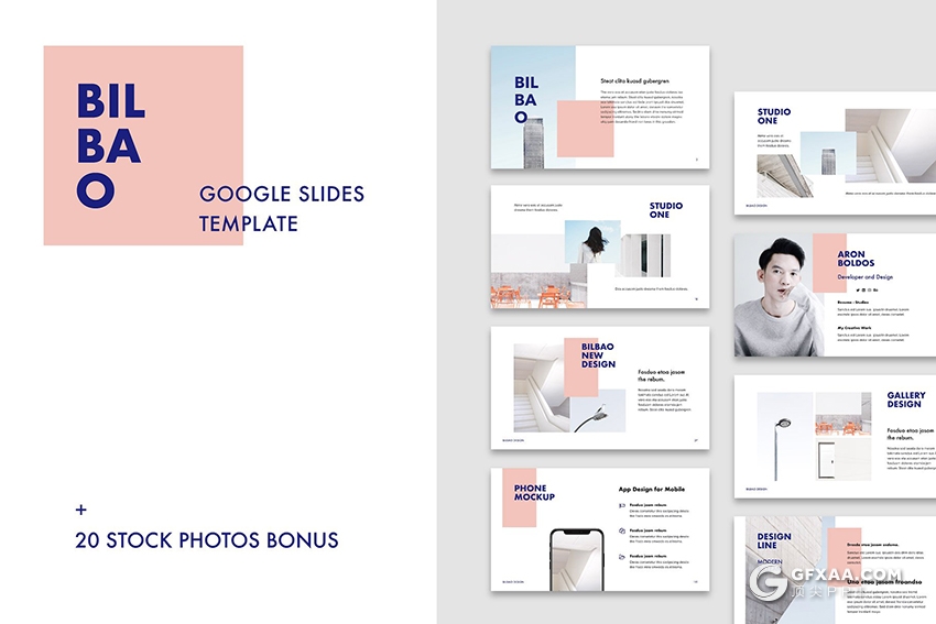 132页极简文艺风格商务多用途ppt模板 附赠20张文艺图片 - 顶尖PPT