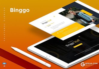 30页国外扁平化商务风格keynote模板 - 顶尖PPT