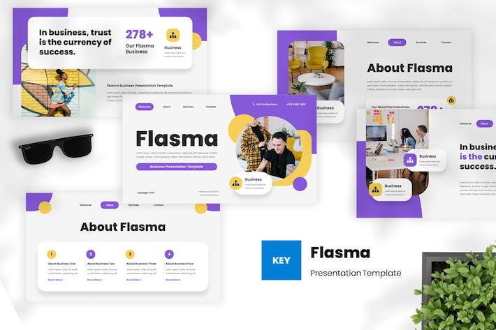 商业讲述展示推介方案应用Keynote模板 - 顶尖PPT