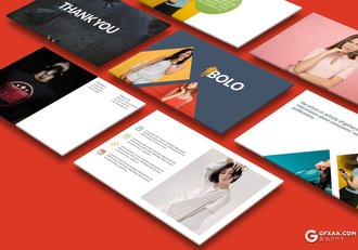 45页扁平化欧美商务风格keynote模板 - 顶尖PPT