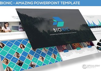 32页扁平化欧美商务多用途ppt模板 - 顶尖PPT