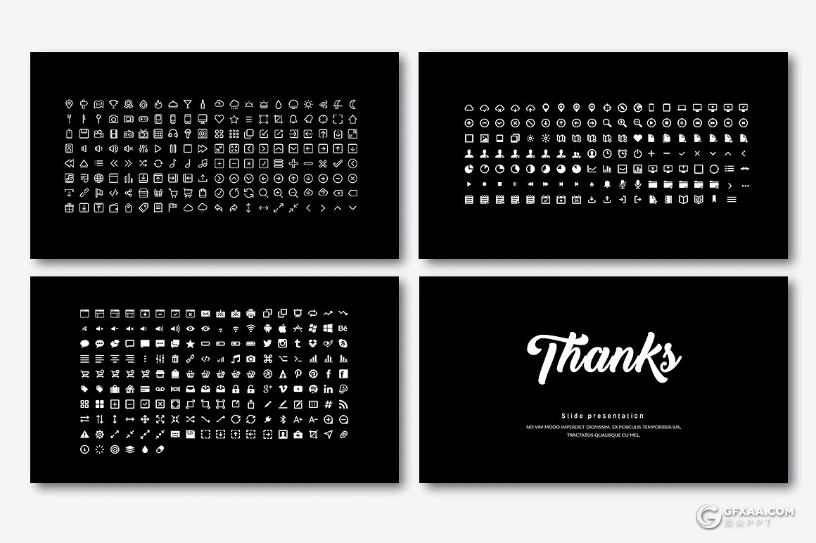 40页黑色音乐演唱会介绍展示ppt模板 - 顶尖PPT