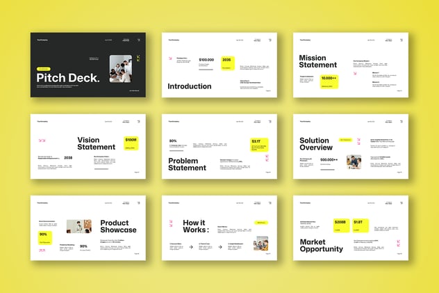 灰黄色白色人工智能科技公司keynote模板 - 顶尖PPT