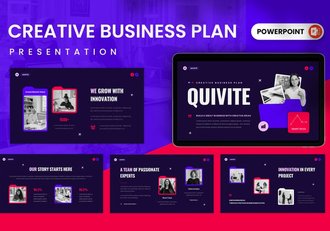 创意商业计划PowerPoint模板 - 顶尖PPT