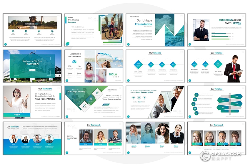 60页高端欧美项目合作工作汇报ppt模板 - 顶尖PPT