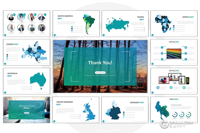 60页高端欧美项目合作工作汇报ppt模板 - 顶尖PPT