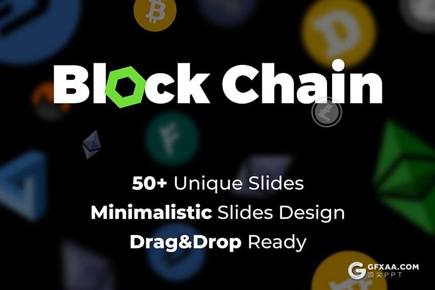 50多页黑绿扁平化工作总结keynote模板 - 顶尖PPT