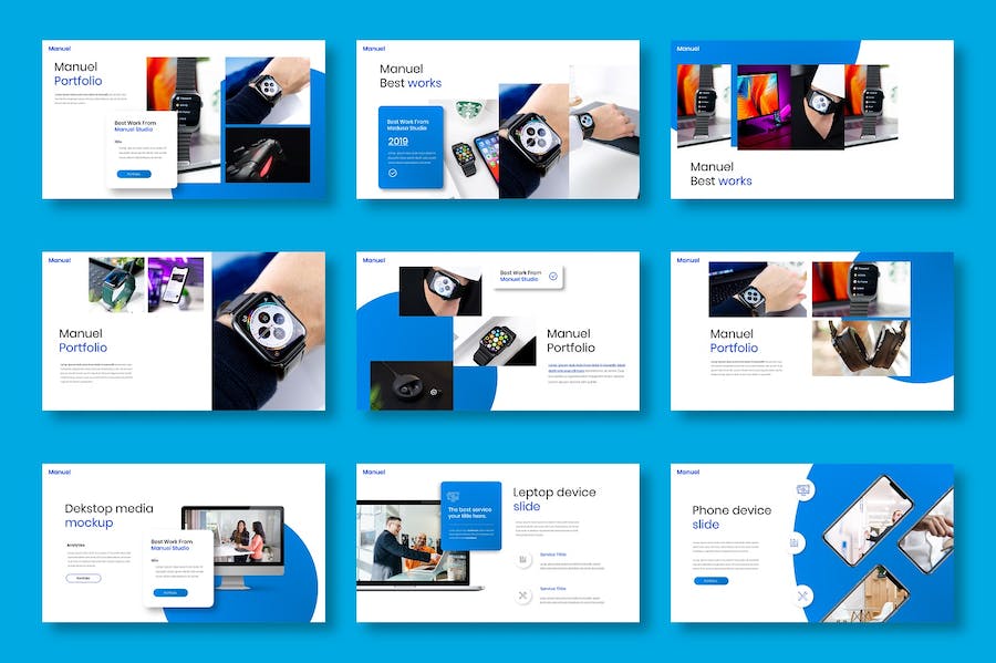 创意商务品牌产品展示PPT模板 - 顶尖PPT