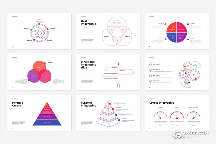 136页国外简约大气炫彩多用途keynote模板 - 顶尖PPT