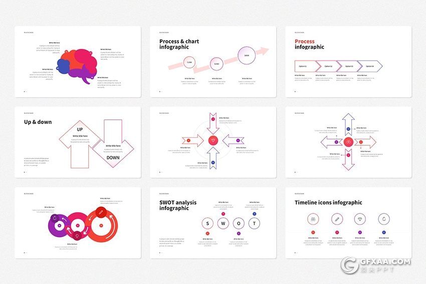 136页国外简约大气炫彩多用途keynote模板 - 顶尖PPT