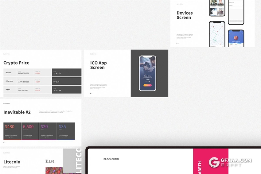 136页国外简约大气炫彩多用途keynote模板 - 顶尖PPT
