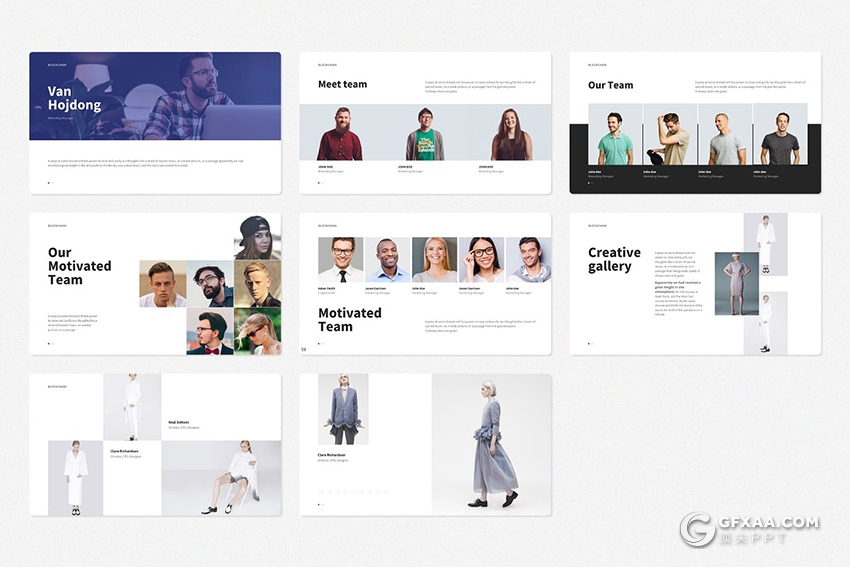 136页国外简约大气炫彩多用途keynote模板 - 顶尖PPT