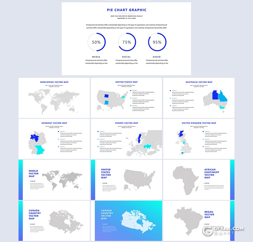 98页高端商务公司介绍工作总结汇报PPT模板 - 顶尖PPT