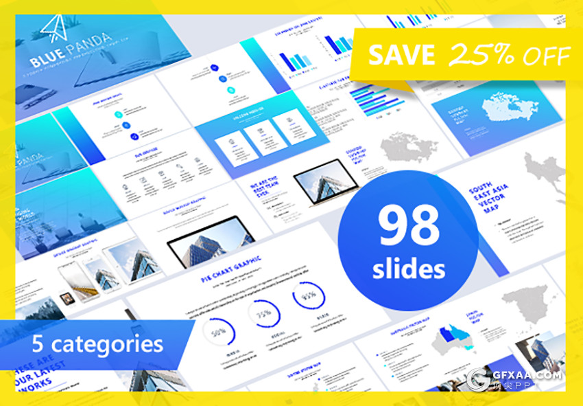 98页高端商务公司介绍工作总结汇报PPT模板 - 顶尖PPT