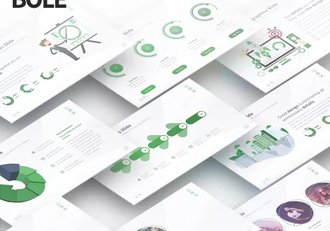 213页精美图形设计高逼格商务ppt模板 10种主题配色 - 顶尖PPT