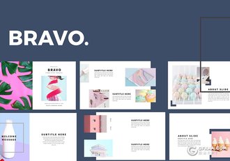 50页极简文艺风格商务多用途keynote模板 - 顶尖PPT