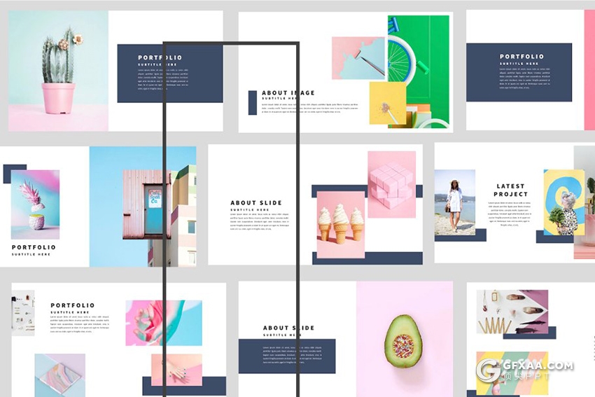 50页极简文艺风格商务多用途ppt模板 - 顶尖PPT