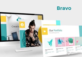 45页欧美简约文艺风格keynote模板 - 顶尖PPT