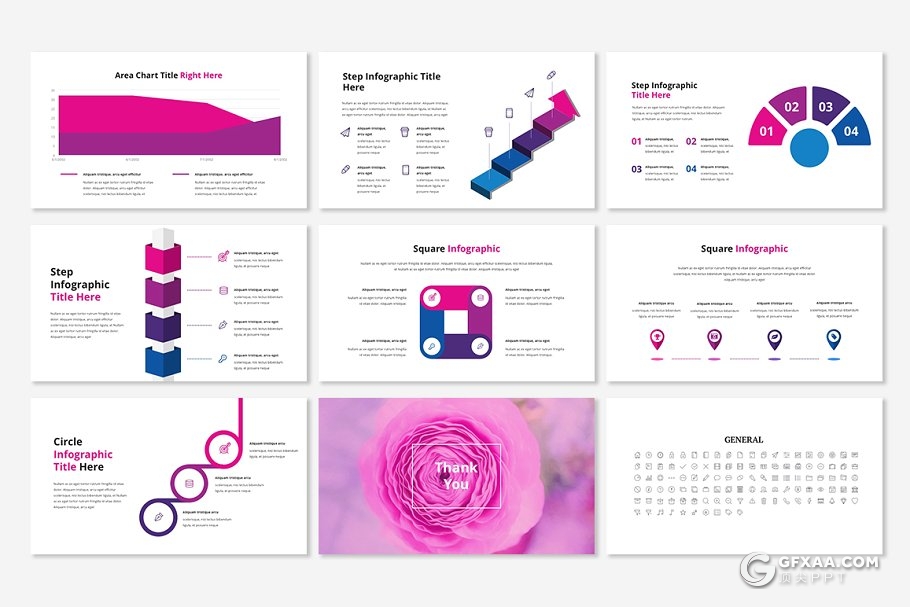 66页紫色文艺商务多用途ppt模板 - 顶尖PPT