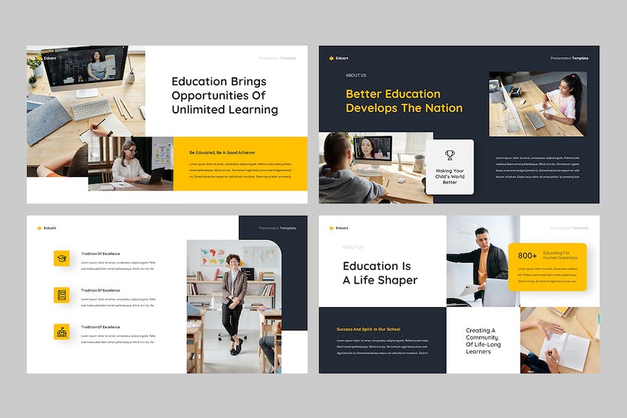 教育课程讲述展示方案Keynote模板 - 顶尖PPT