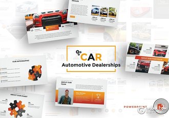 41页5种主题配色汽车营销展示PPT模板 - 顶尖PPT