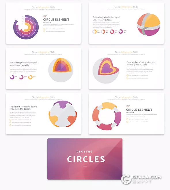 33页精美设计高端商务图形图表keynote模板 - 顶尖PPT