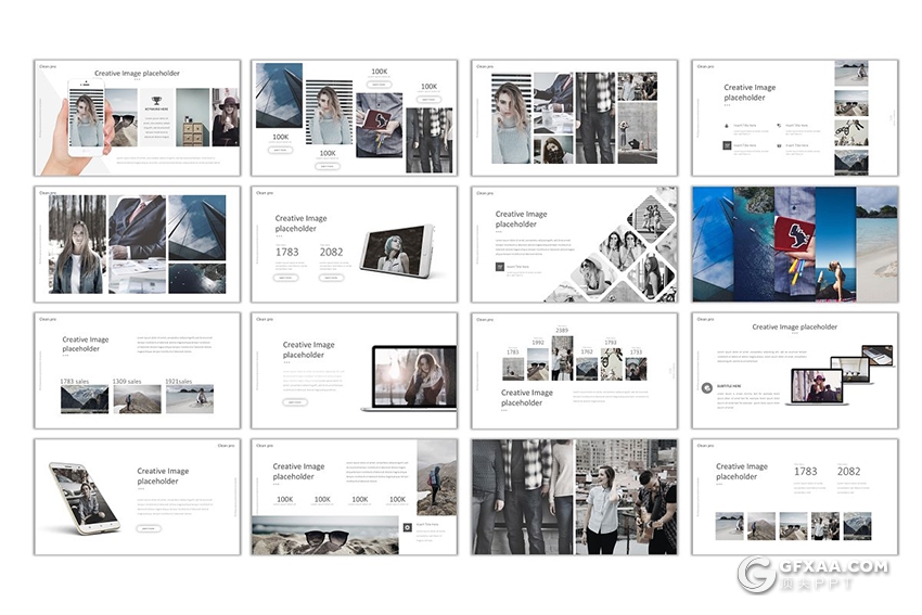 87页欧美风格团队人物介绍商务ppt模板 - 顶尖PPT