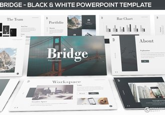 30页黑色欧美扁平化商务多用途ppt模板 - 顶尖PPT