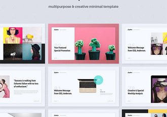 104页欧美简约商务多用途keynote模板 - 顶尖PPT