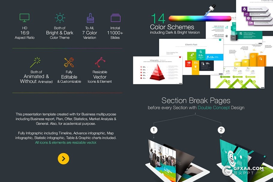 200多页高端大气欧美商务多用途keynote模板 - 顶尖PPT