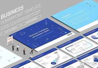 100页高端设计风格商务多用途ppt模板 3种配色 - 顶尖PPT