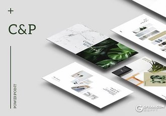 50页简约文艺风格keynote模板 - 顶尖PPT