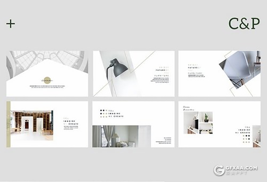 50页简约文艺风格keynote模板 - 顶尖PPT