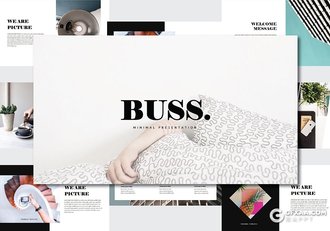 69页极简文艺风格工作汇报新年计划ppt模板 - 顶尖PPT