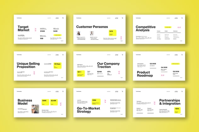 灰黄色白色人工智能科技公司keynote模板 - 顶尖PPT