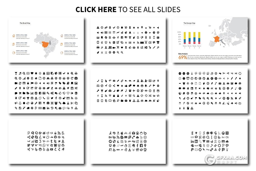 70页极简风格多种行业通用keynote模板 - 顶尖PPT
