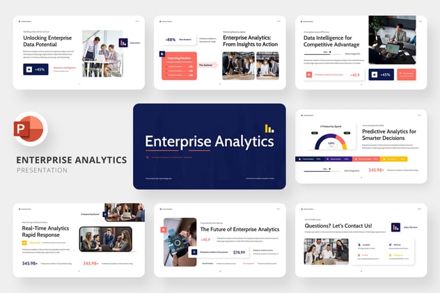 企业分析报告PPT演示模板 - 顶尖PPT