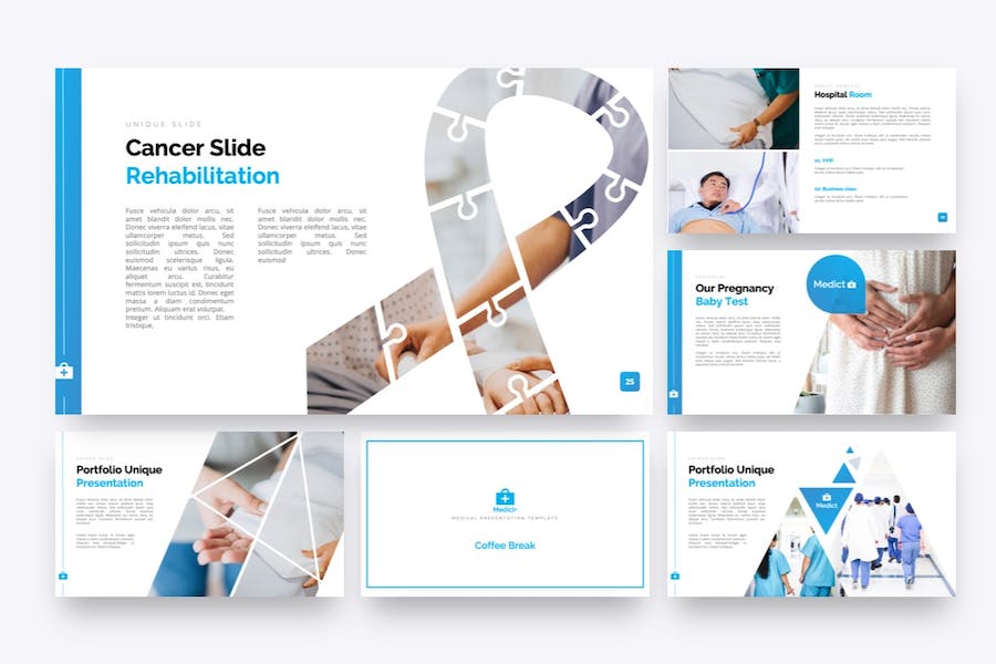 医学医疗行业PPT模板 - 顶尖PPT