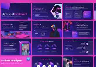 人工智能融资演讲方案Keynote模板 - 顶尖PPT