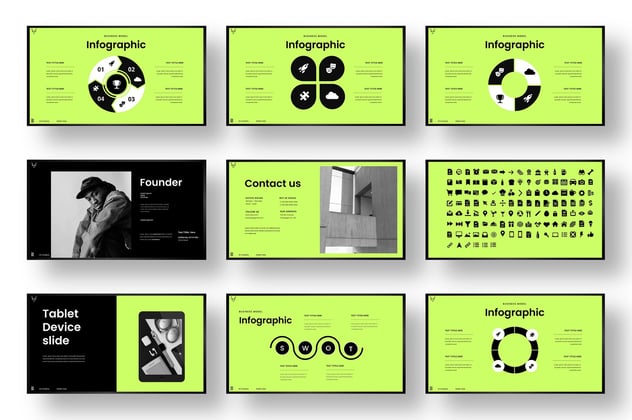 极简风格业务合作产品展示keynote模板 - 顶尖PPT