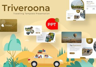 旅游度假主题PPT模板 - 顶尖PPT